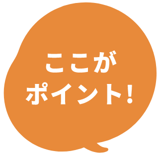 ここがポイント!
