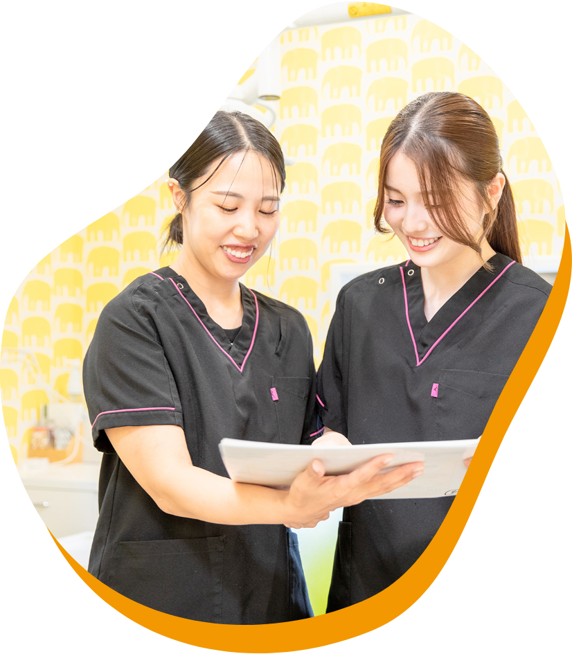 同僚と助け合いながらお互いを高めあえる環境です